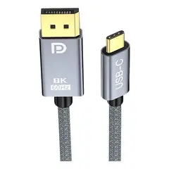 KUANGYE - Adaptador Cable Usb Tipo C A Displayport 8k 60hz 4k 144hz