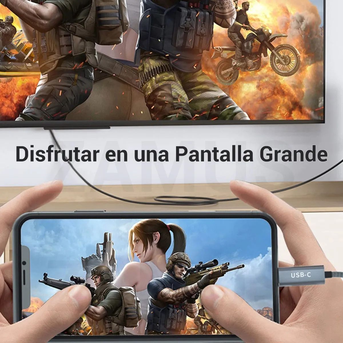 KUANGYE - Adaptador Cable Usb Tipo C A Displayport 8k 60hz 4k 144hz