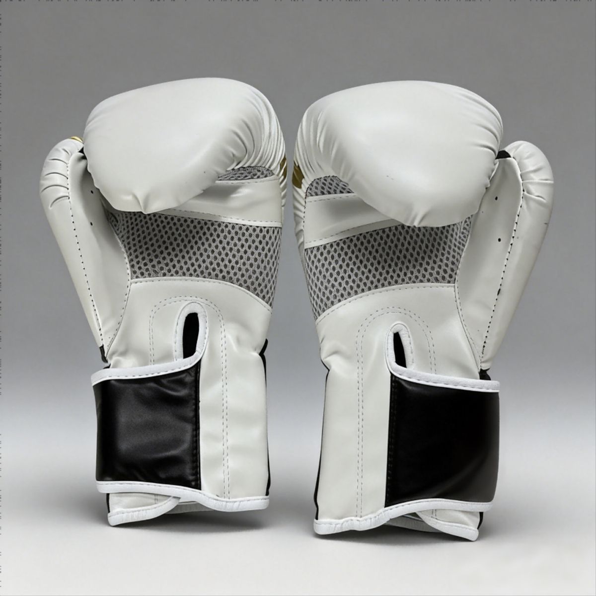 UMEXUS - Guante box combat blanco dorado 12 oz