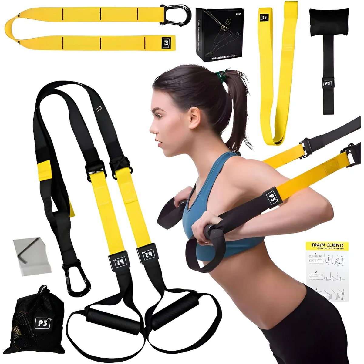 KUANGYE - Sistema De Suspensión Entrenamiento Bandas De Ejercicio De Tipos Trx