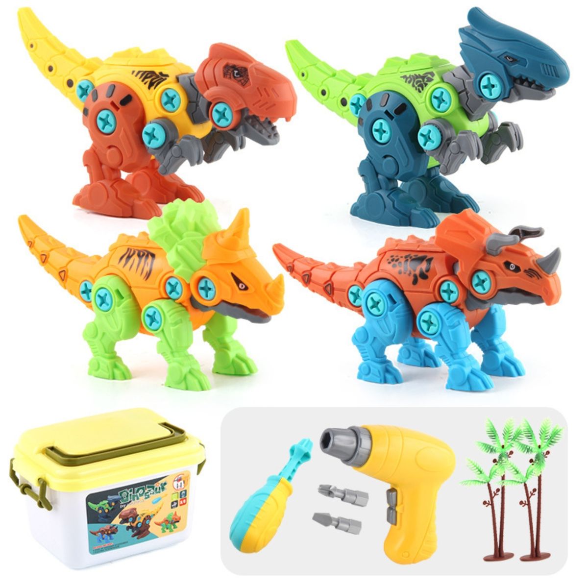 KINDA NICE - Dinosaurio Para Desmontar Tornillos Para Niños Juguete Educ