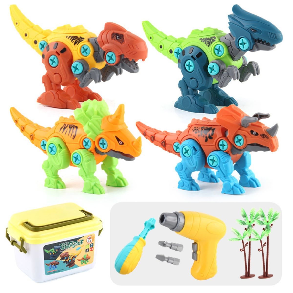 KINDA NICE - Dinosaurio Para Desmontar Tornillos Para Niños Juguete Educ