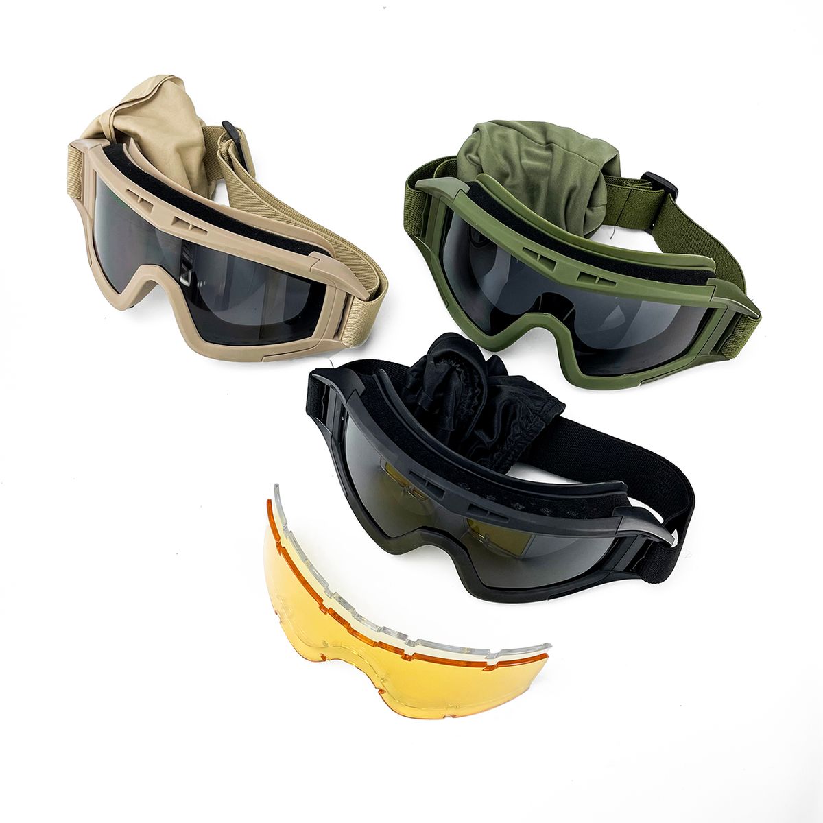 GENERAL - Gafas De Tiro Cascos Al Aire Libre Goggles Set
