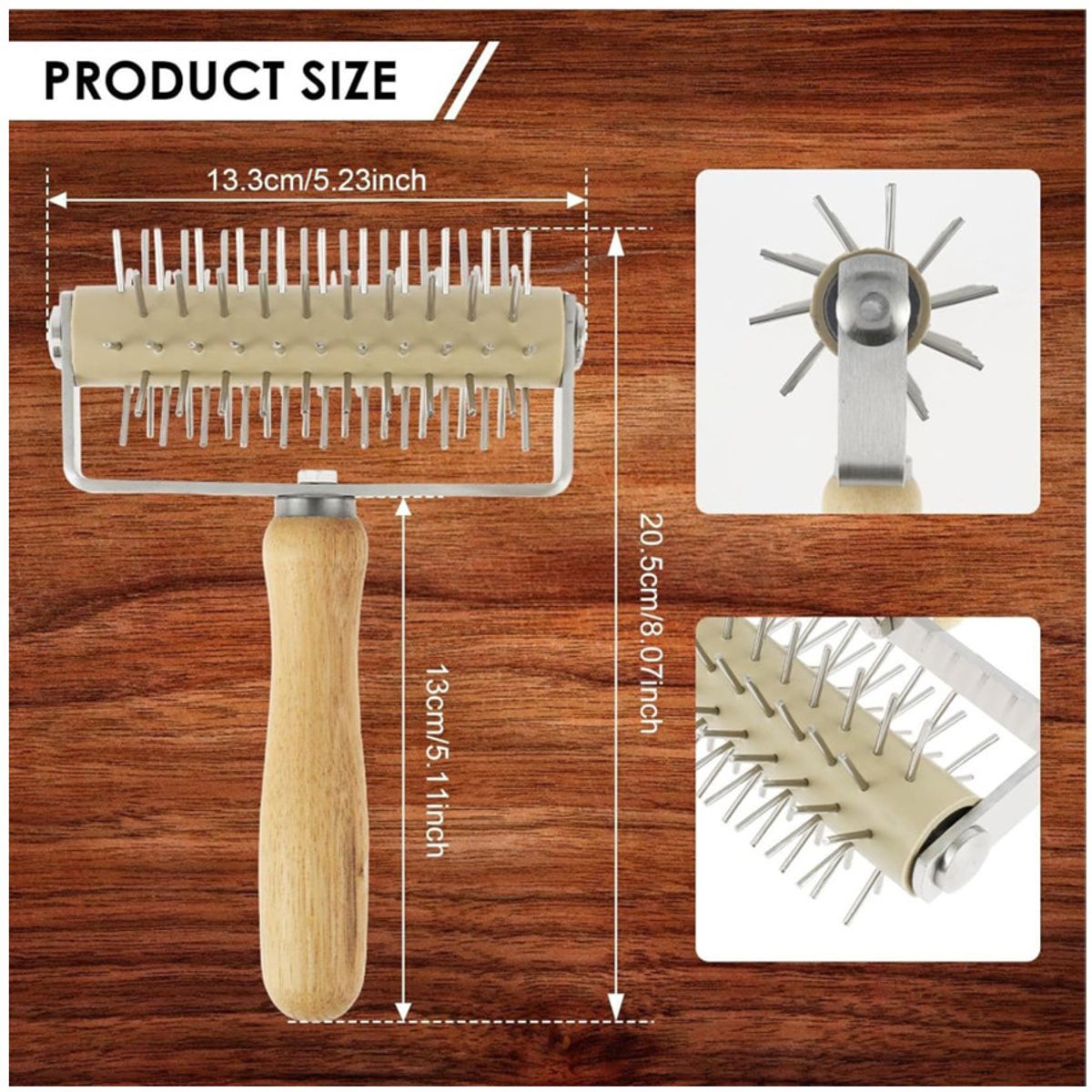 KUANGYE - Rodillo Pinchador Para Hallullas Y Pizzas