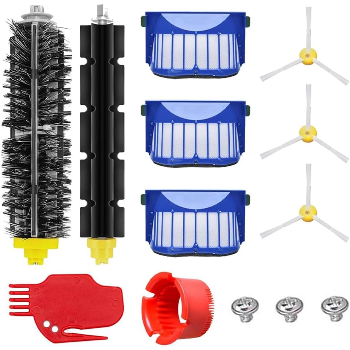 KUANGYE - Repuestos Para Irobot Roomba Serie 600 Kit Cepillo Filtro