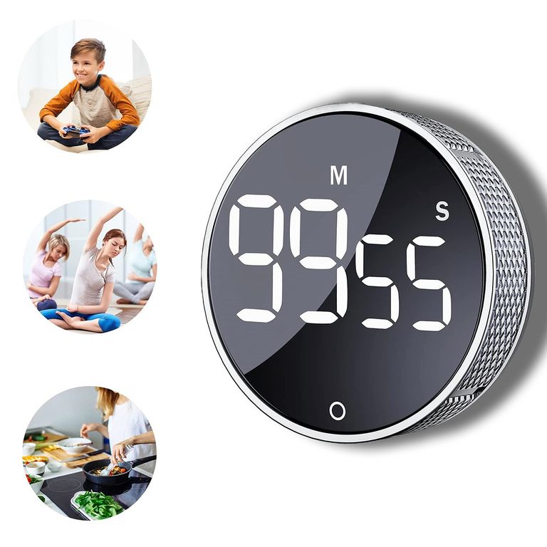 GENERICO Cronómetro Digital Magnético Ajustable con Temporizador