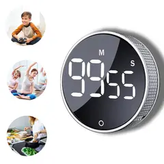 GENERICO - Cronómetro Digital Magnético Ajustable con Temporizador