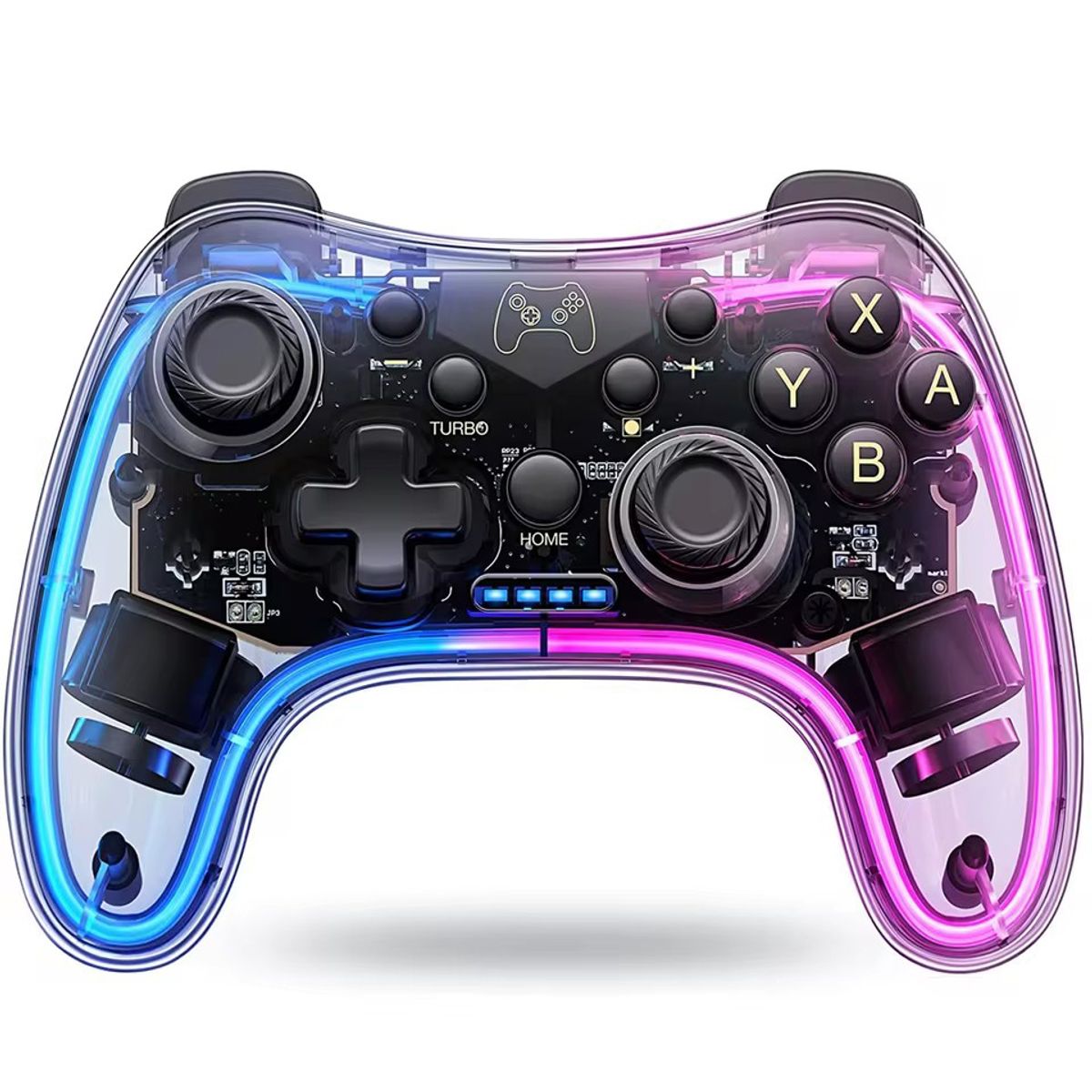 CORRERREY - Controlador colorido RGB inalámbrico para Nintendo Switch2 Oled Lite PC Phone Gamepad inalámbrico