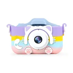 GENERICO - Cámara Digital para Niños - Mini Cámara con Funda y 64 GB Incluido