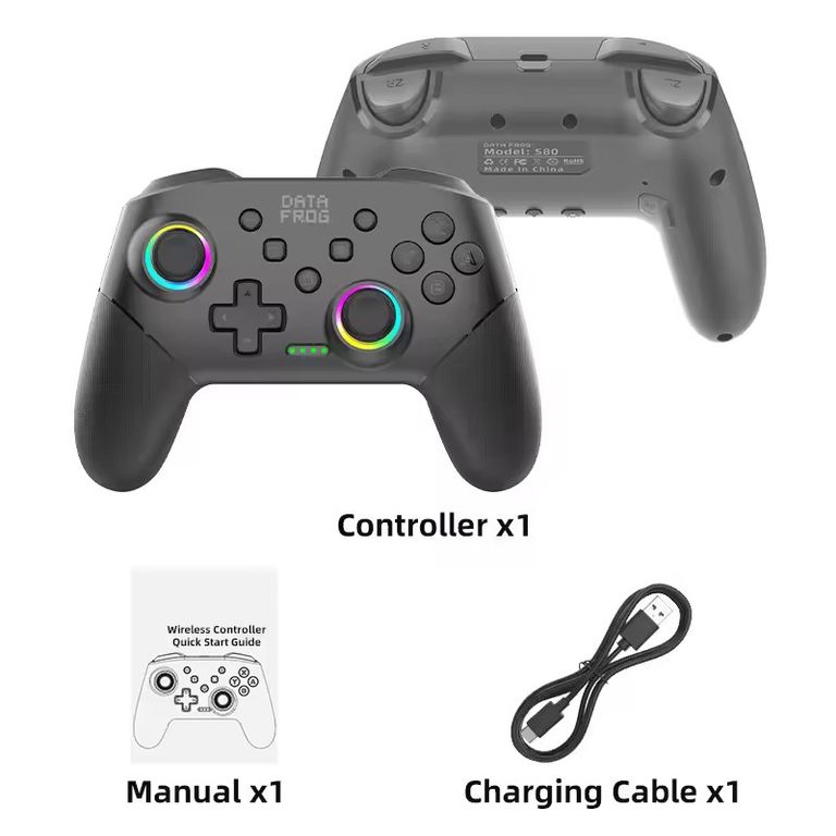 CORRERREY Controlador de juego inalámbrico Pro para Switch2 Switch Lite OLED 2 controladores Switch Pro