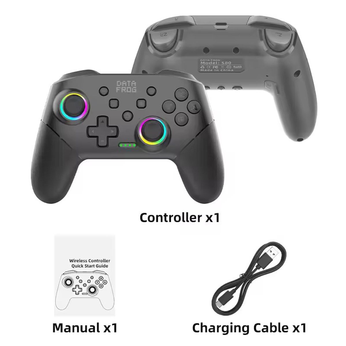 CORRERREY - Controlador de juego inalámbrico Pro para Switch2 Switch Lite OLED 2 controladores Switch Pro
