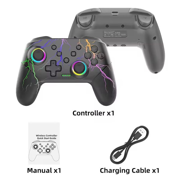 CORRERREY Controlador de juego inalámbrico Pro para Switch2 Switch Lite OLED 2 controladores Switch Pro