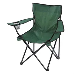 SUPERCENTER - Silla Plegable De Playa Camping Con Bolso De Porta Vasosverde