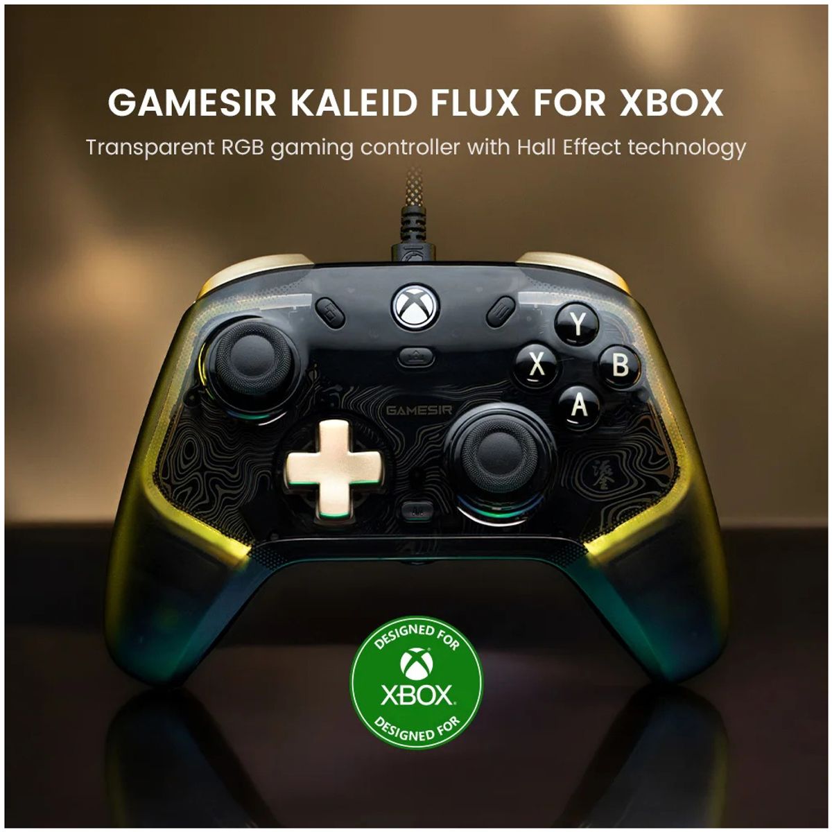 XBOX - GameSir-mando con cable para Xbox Series X Xbox Series S Xbox One Joystick con efecto Hall