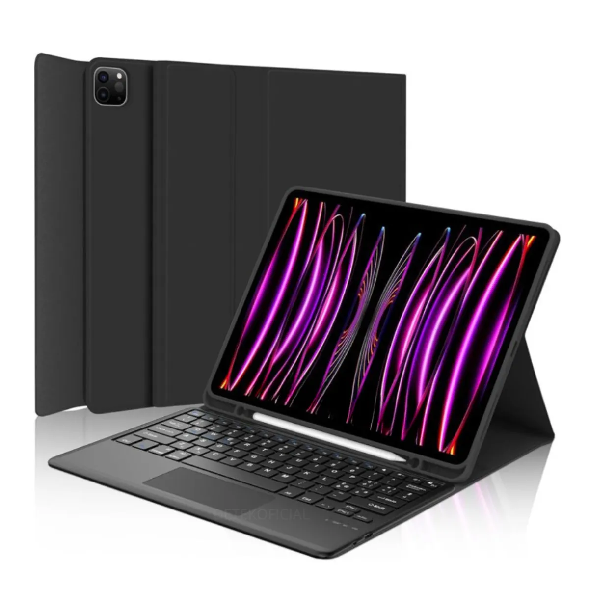 GENERICO - Funda Con Teclado Touchpad Para iPad Pro M5 2025 13 Pulga