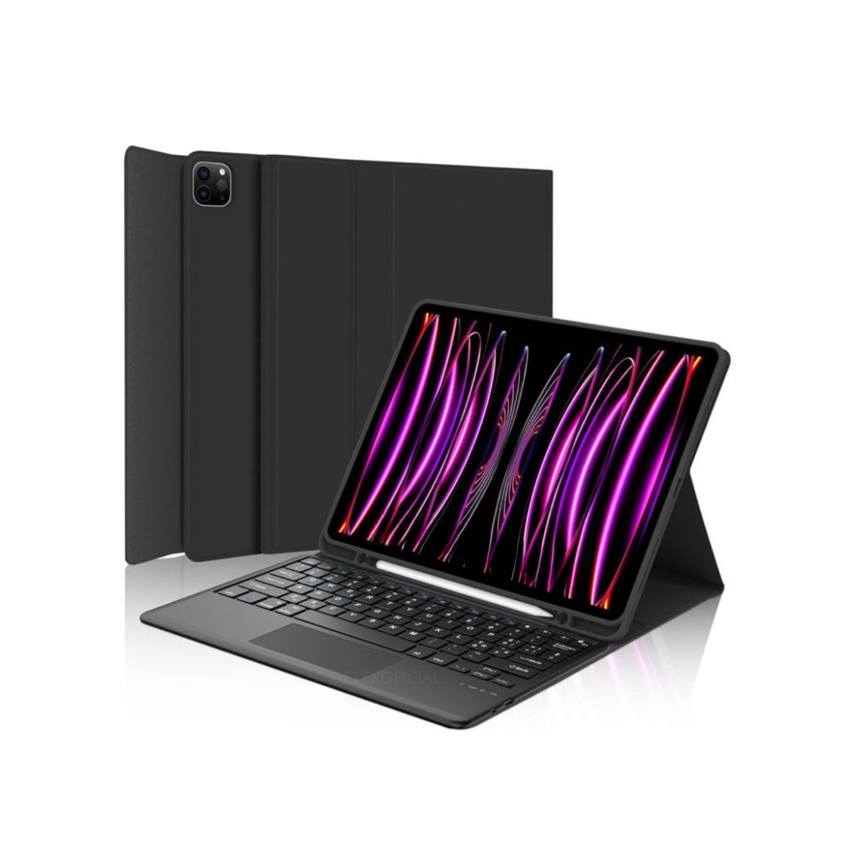 GENERICO - Funda Con Teclado Touchpad Para iPad Pro M5 2025 13 Pulga