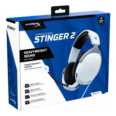 HYPERX - Audifonos Gamer Cloud Stinger 2 Blanco Play 5/4