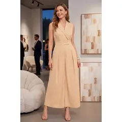 LIKE SHOP - Enterito Largo Mujer Formal, Elegante 3356