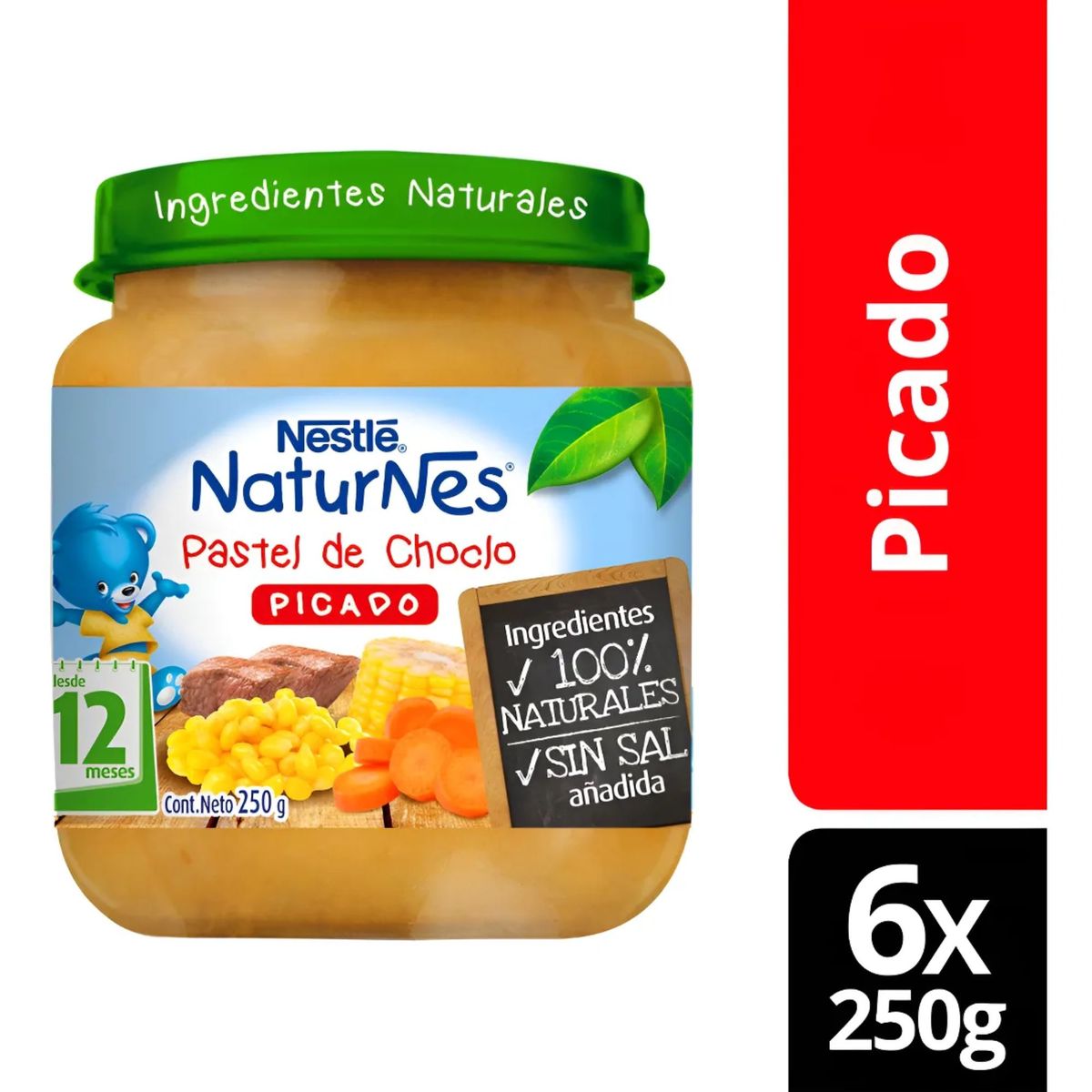 NATURNES - Picado Nestlé® Naturnes® Pastel De Choclo 250g Pack X6