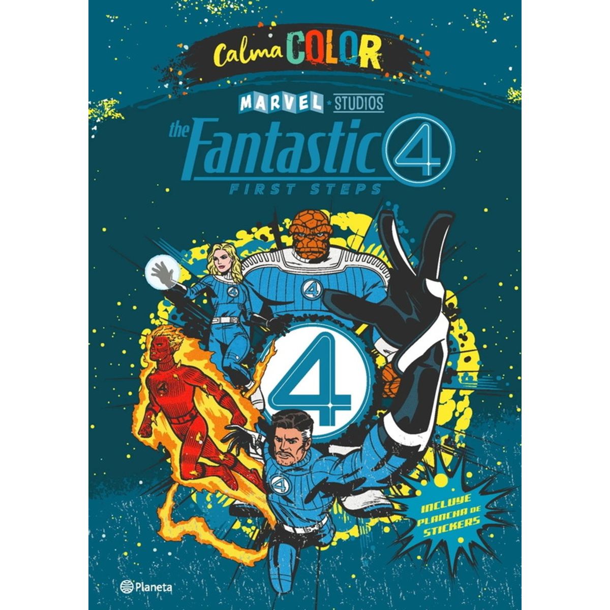 ANTARTICA LIBROS - Calma Color Los 4 Fantasticos Primeros Pasos