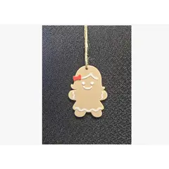 GENERICO - Adornos para Árbol de Navidad galletas de jengibre - Pack 6