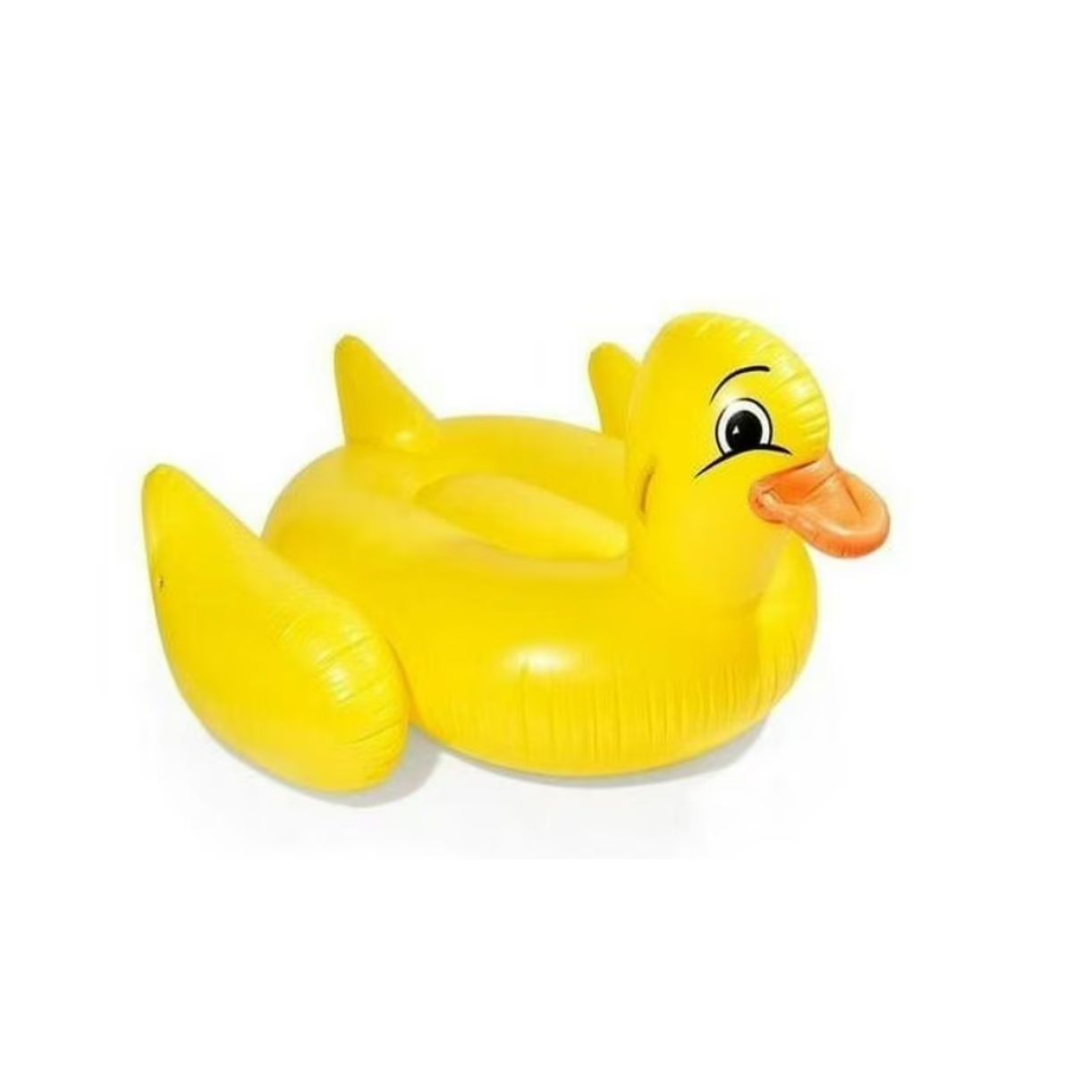 GENERICO - Flotador Inflable Gigante Pato Amarillo Premium - 140x135cm - Ideal Piscina y Playa