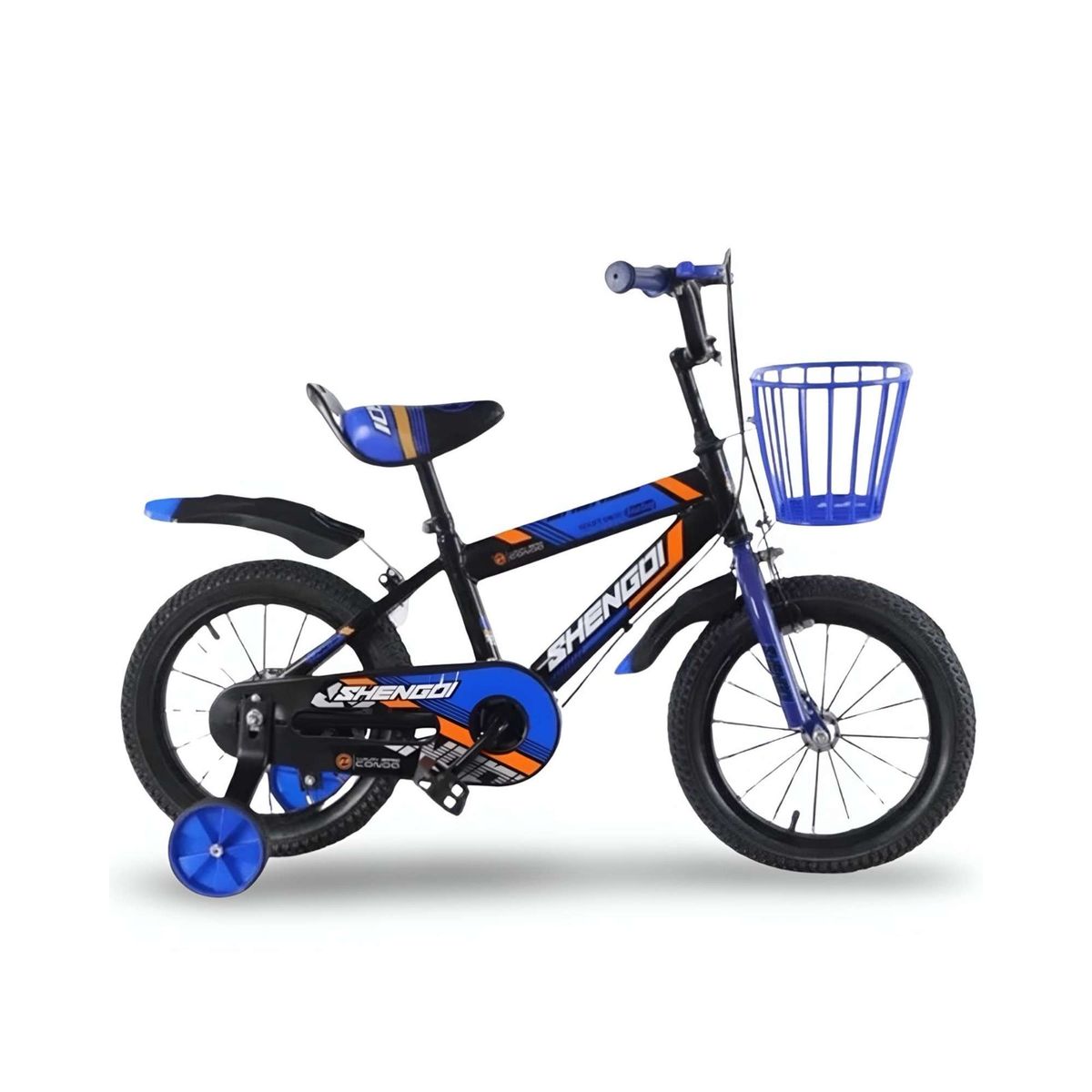 GENERICO - Bicicleta Aro 14 con Rueditas Ideal para el Aprendizaje Infantil Azul