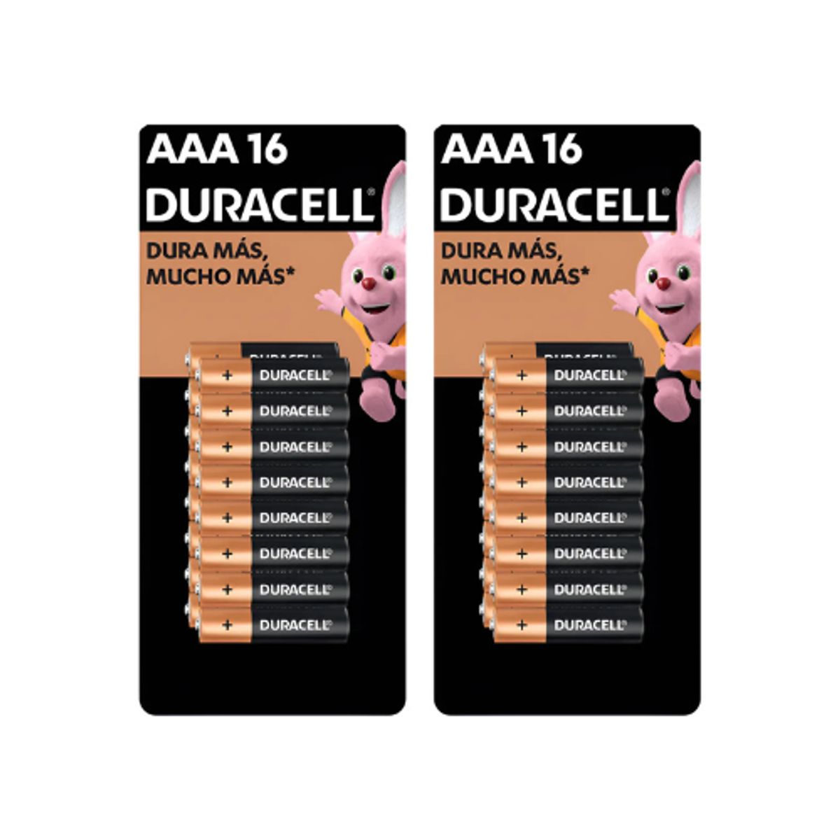 DURACELL - Pack 32 Pilas Duracell AAA 2 x 16 pilas batería triple A