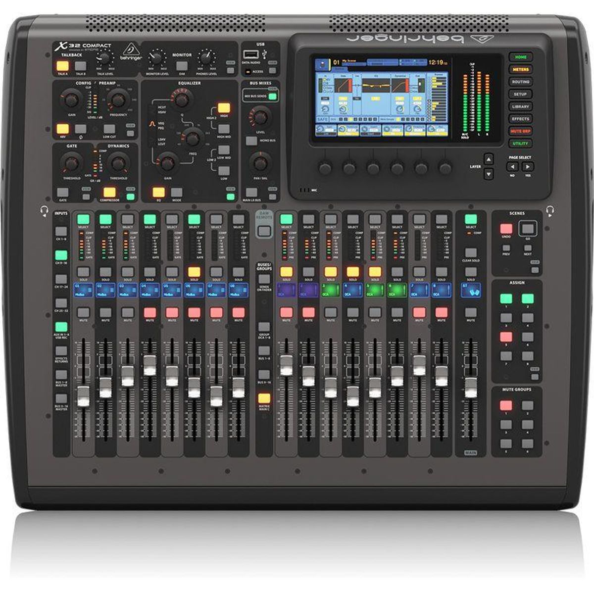 BEHRINGER - Consola Digital Behringer X32 Compact - Faders Motorizados