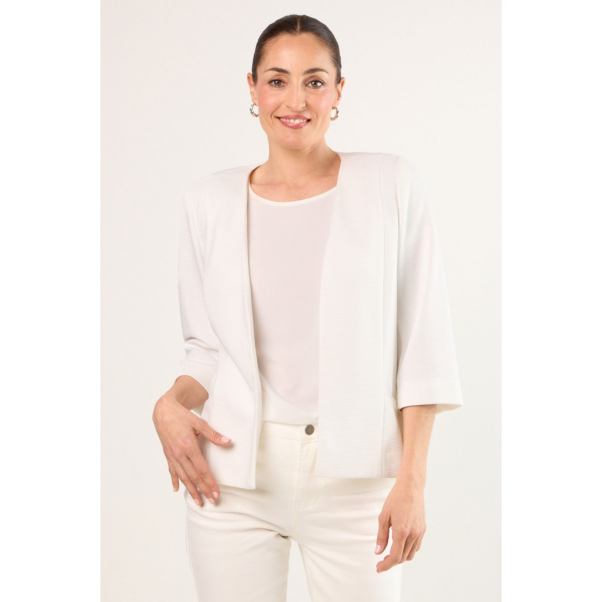 MA GRIFFE - Blazer Mujer Blanco Magriffe