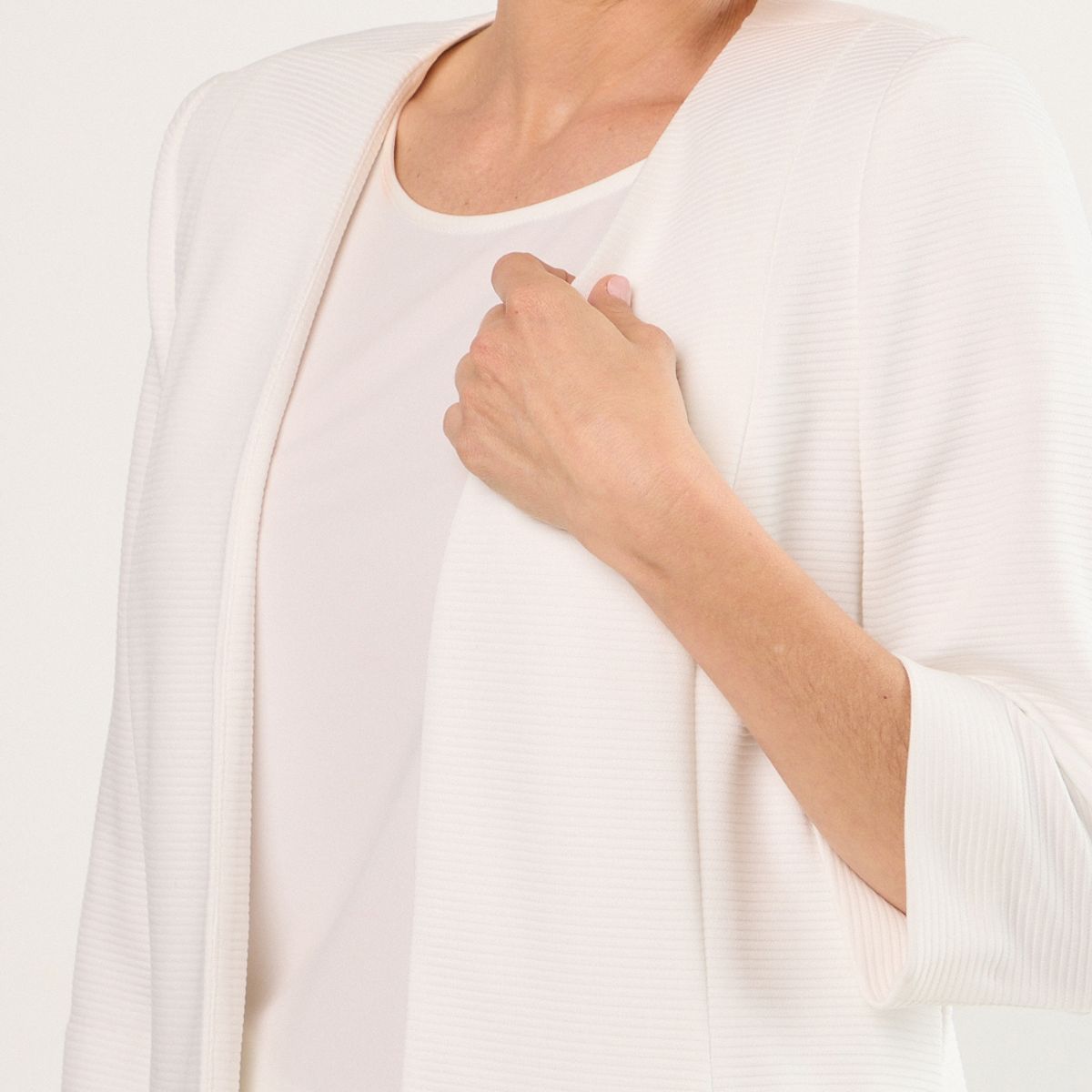 MA GRIFFE - Blazer Mujer Blanco Magriffe