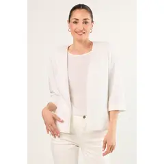 MA GRIFFE - Blazer Mujer Blanco Magriffe