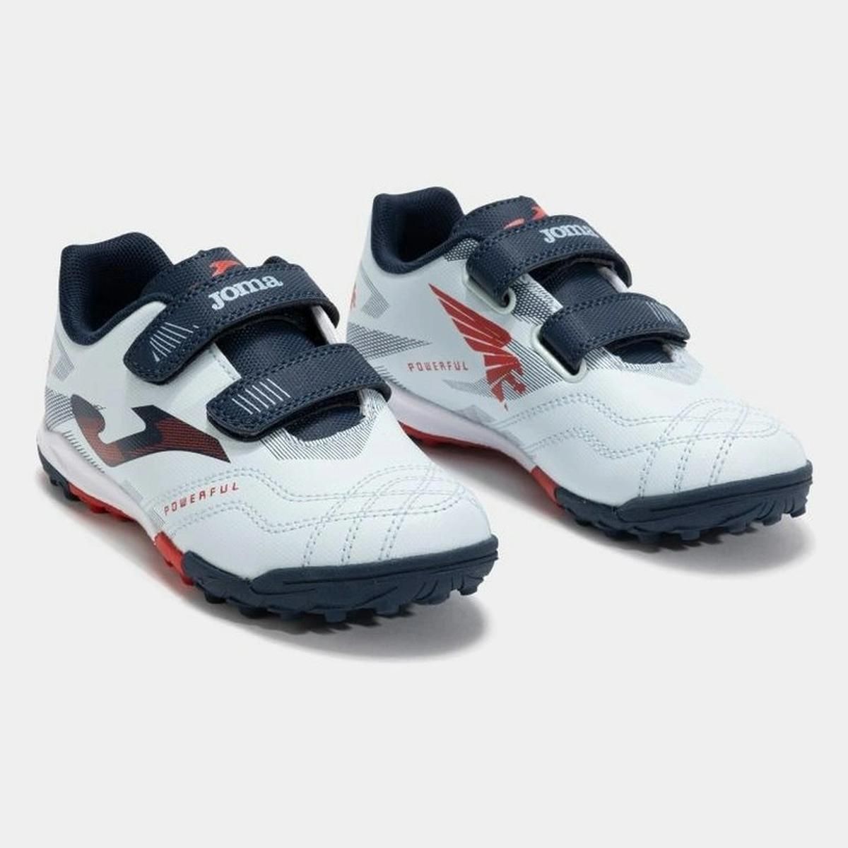 JOMA - Zapatillas Fútbol Niños Joma Powerful 25 TF Blanca