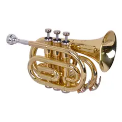 ETINGER - TROMPETA POCKET TRO-202 DORADA