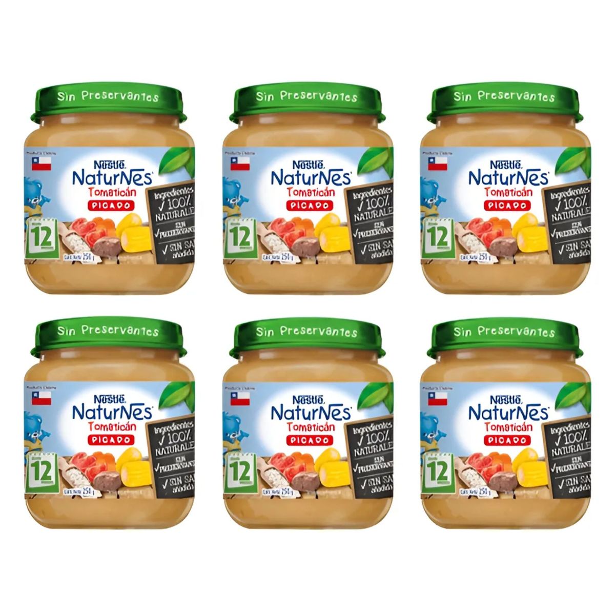 NATURNES - PACK 6 Picado NESTLÉ® NATURNES® Tomaticán 250g