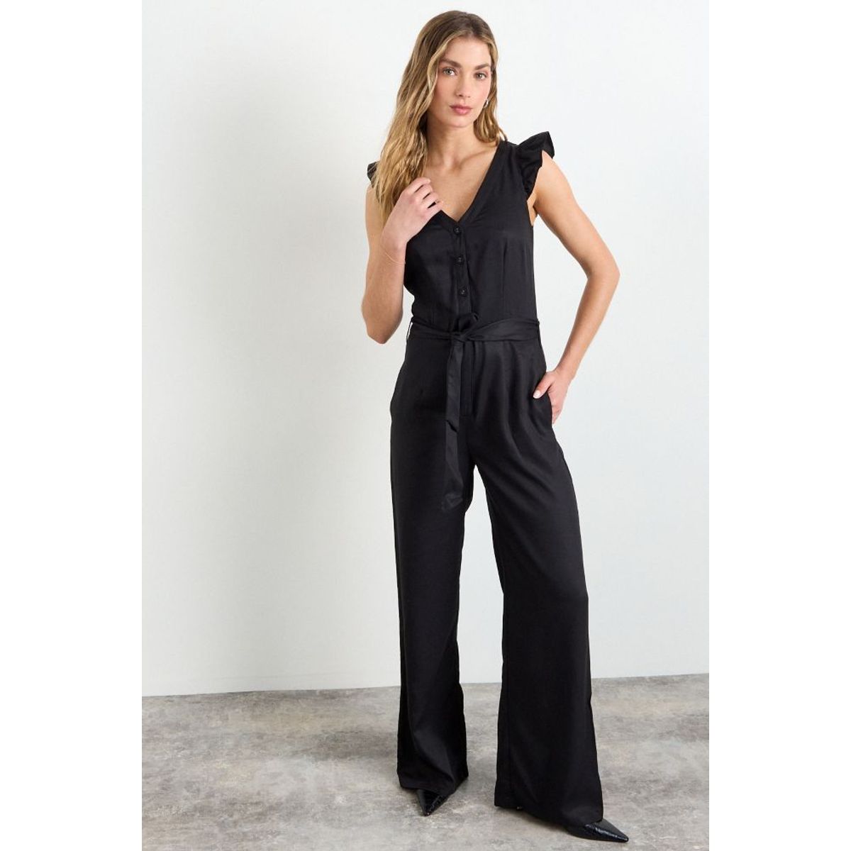 IO - Enterito Liso Mujer Negro Io