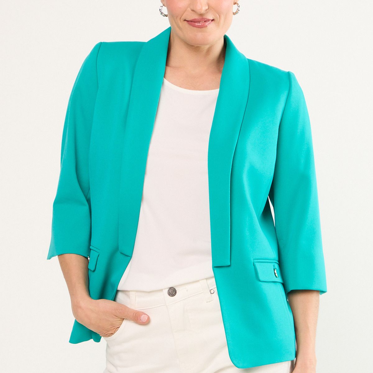 MA GRIFFE - Blazer Mujer Verde Magriffe