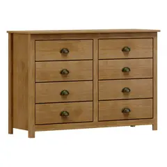 ROCA - Cómoda Posadas 8 cajones- Canela