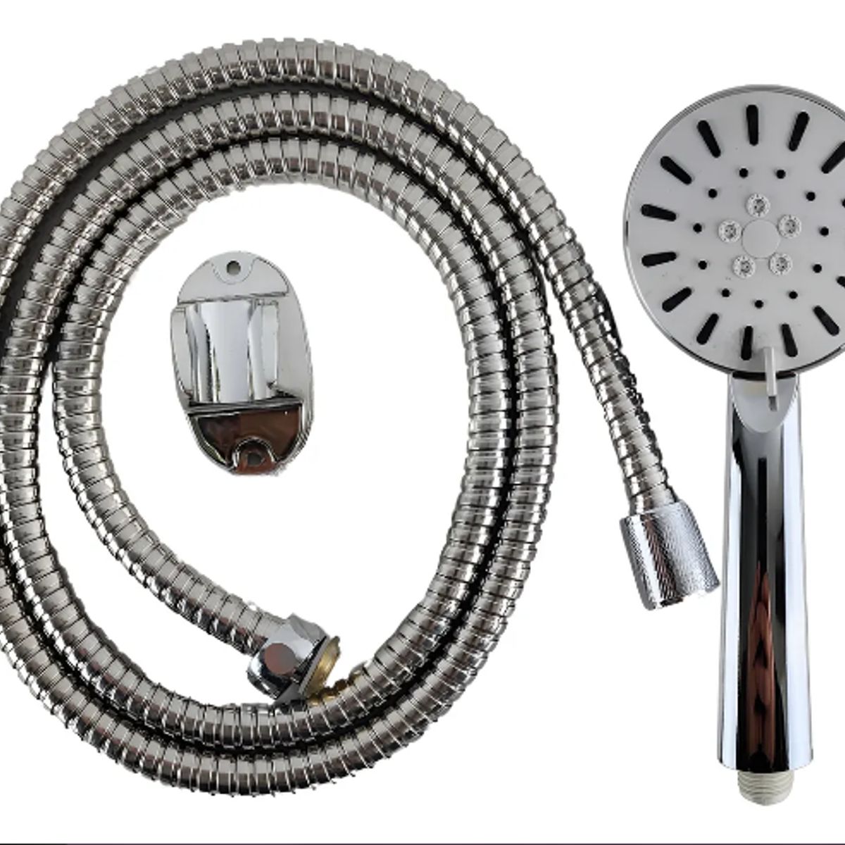 GENERICO - Kit Mango Ducha Teléfono Manguera Flexible Y Soporte 15m
