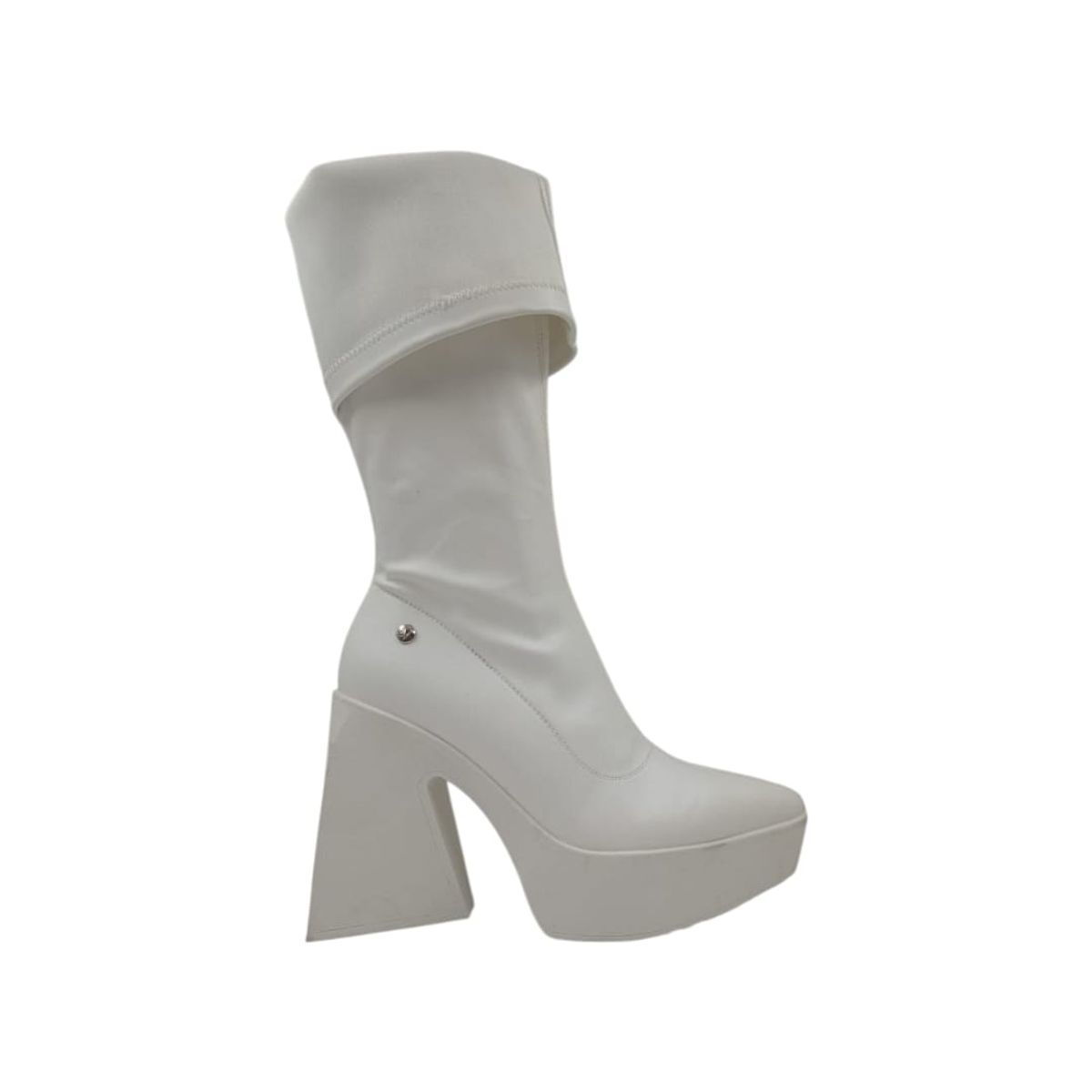 HERIEL - Bota Blanca Plataforma Mujer
