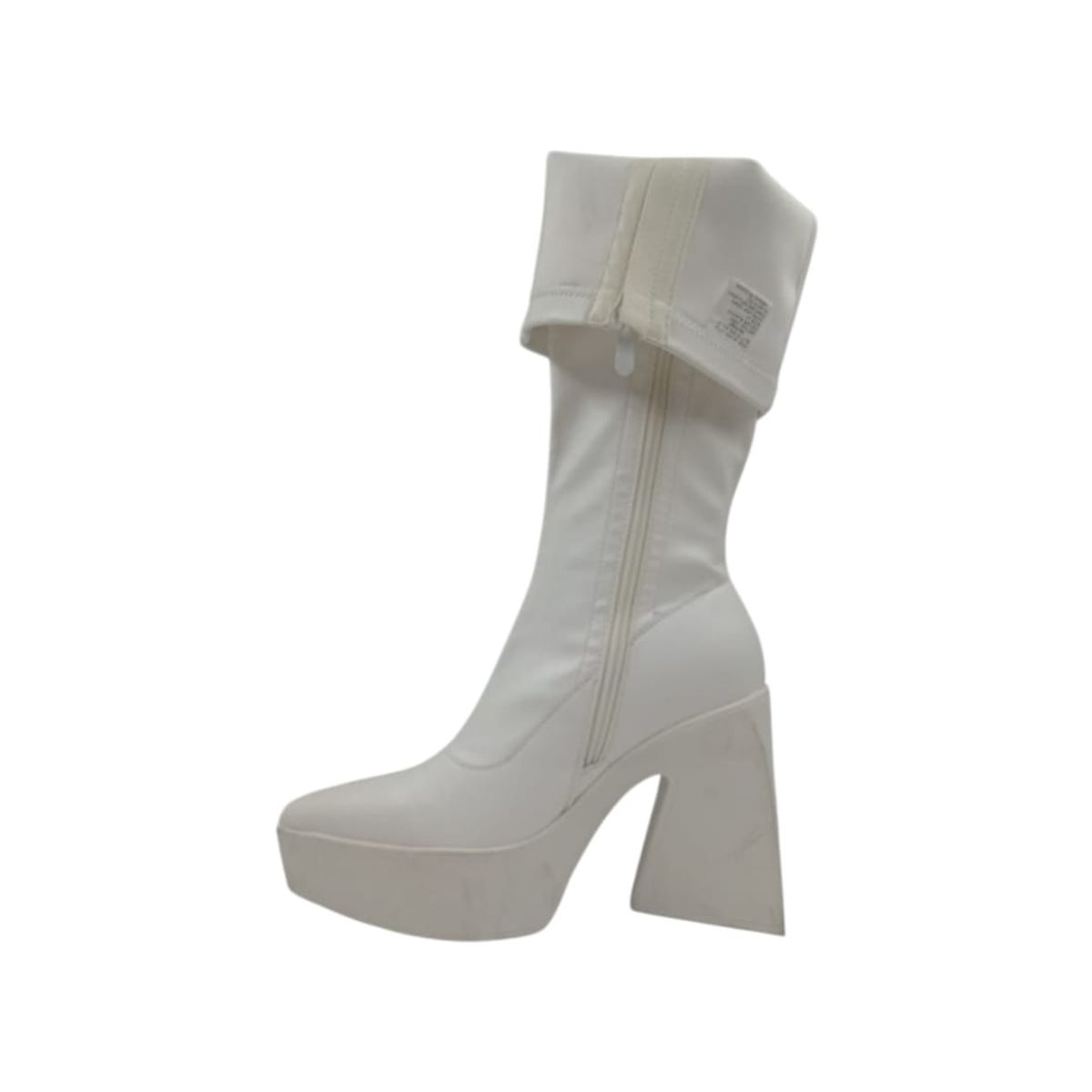 HERIEL - Bota Blanca Plataforma Mujer