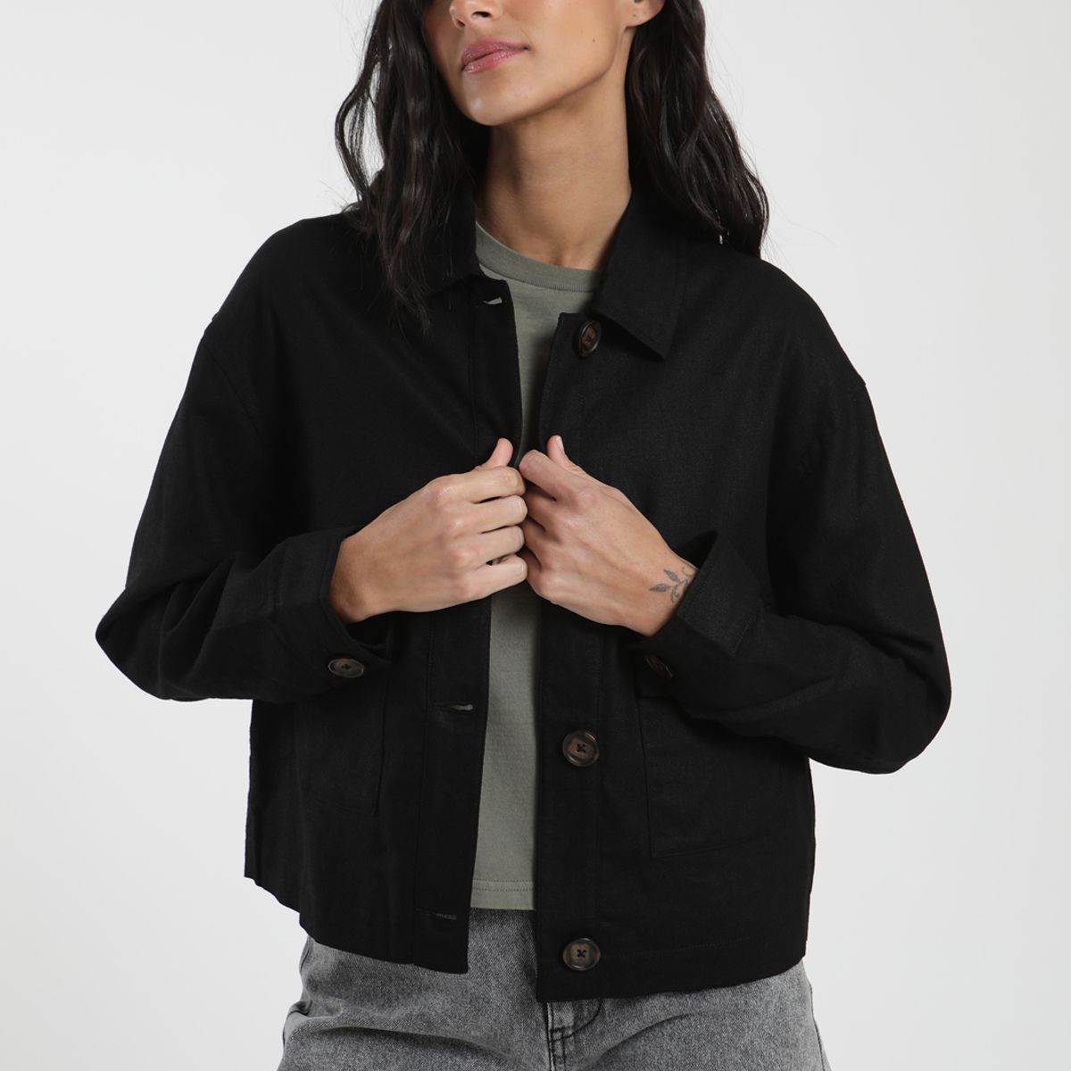 FROENS - Chaqueta Lirio Mujer Froens - Lino