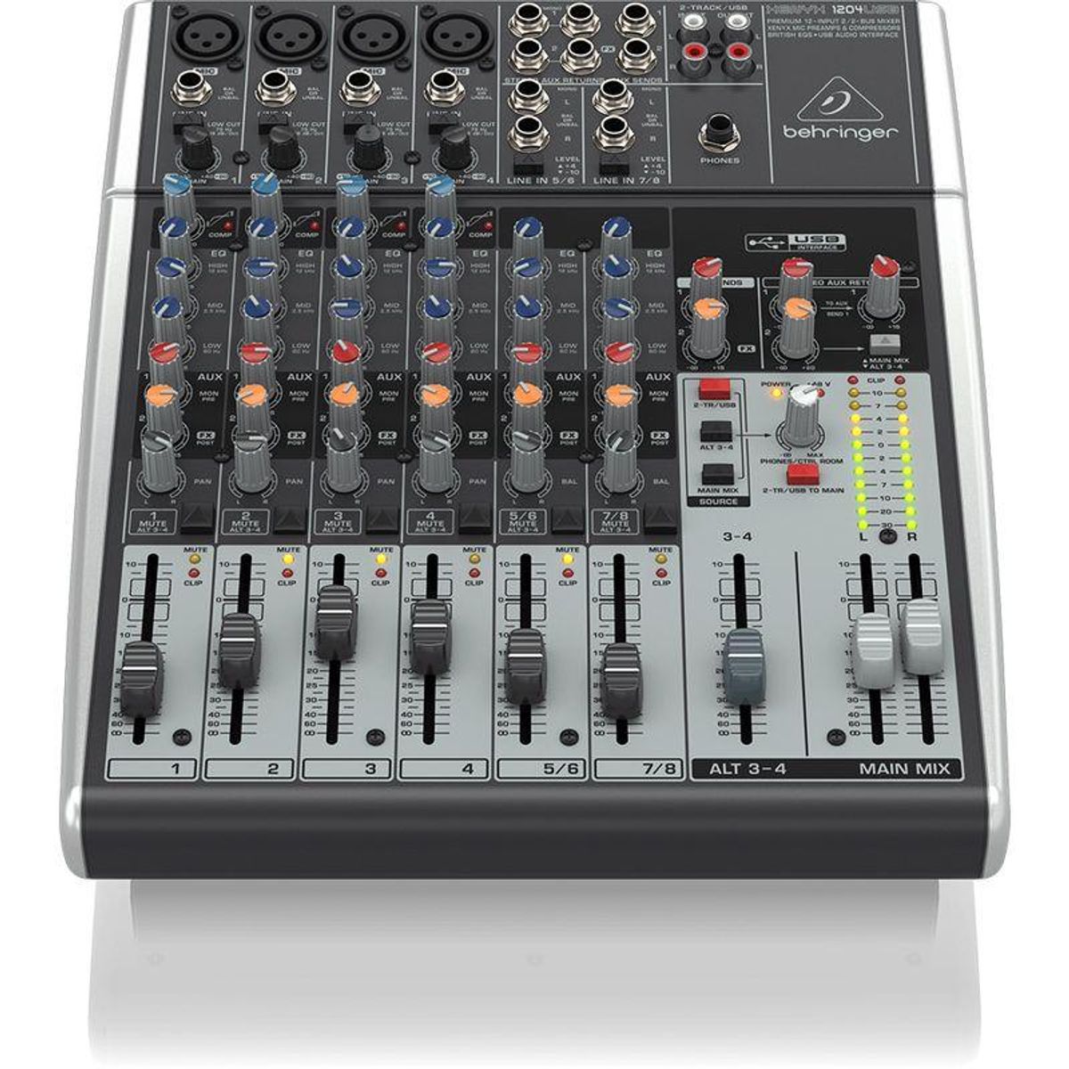 BEHRINGER - Mixer Análogo Behringer XENYX 1204USB