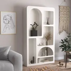 SANTU HOME & DECO - Estante Organizador Geométrico Bogen Marfil Grande