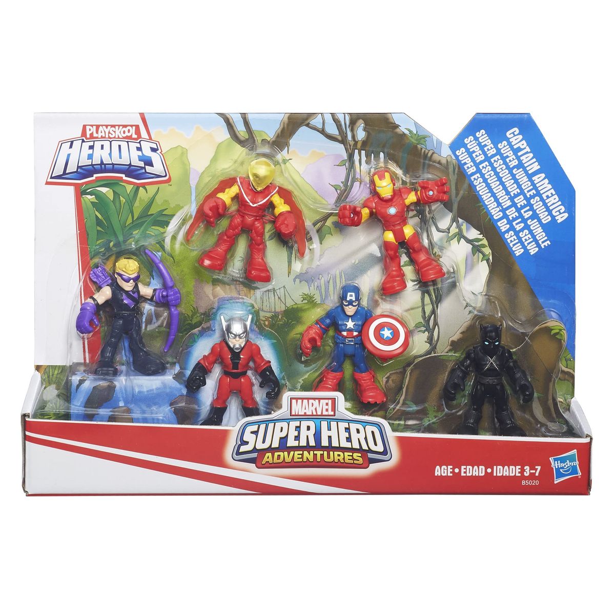 Playskool Heroes - Figura de acción Playskool Heroes Marvel Captain America