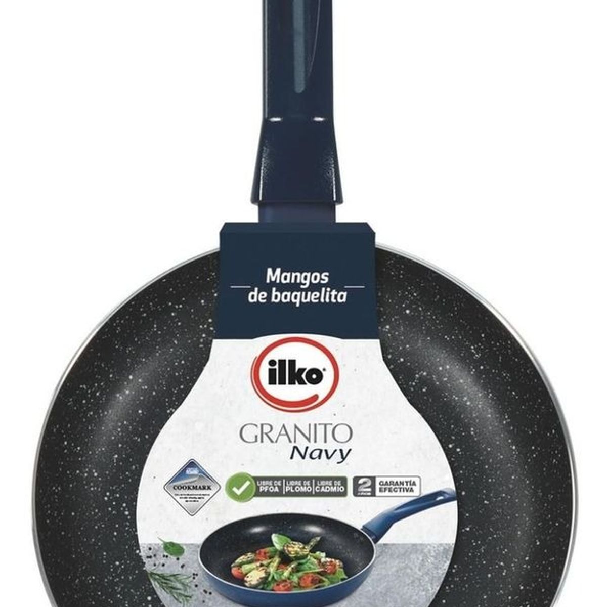 ILKO - Sartén 24cm Ilko Granito Navy