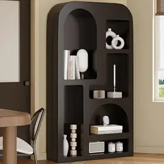 SANTU HOME & DECO - Estante Organizador Geométrico Bogen Negro Grande