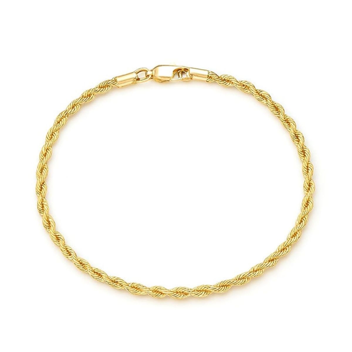 JOYAS LANDEROS - Pulsera Turbillón 19cm Enchapada en Oro de 18k