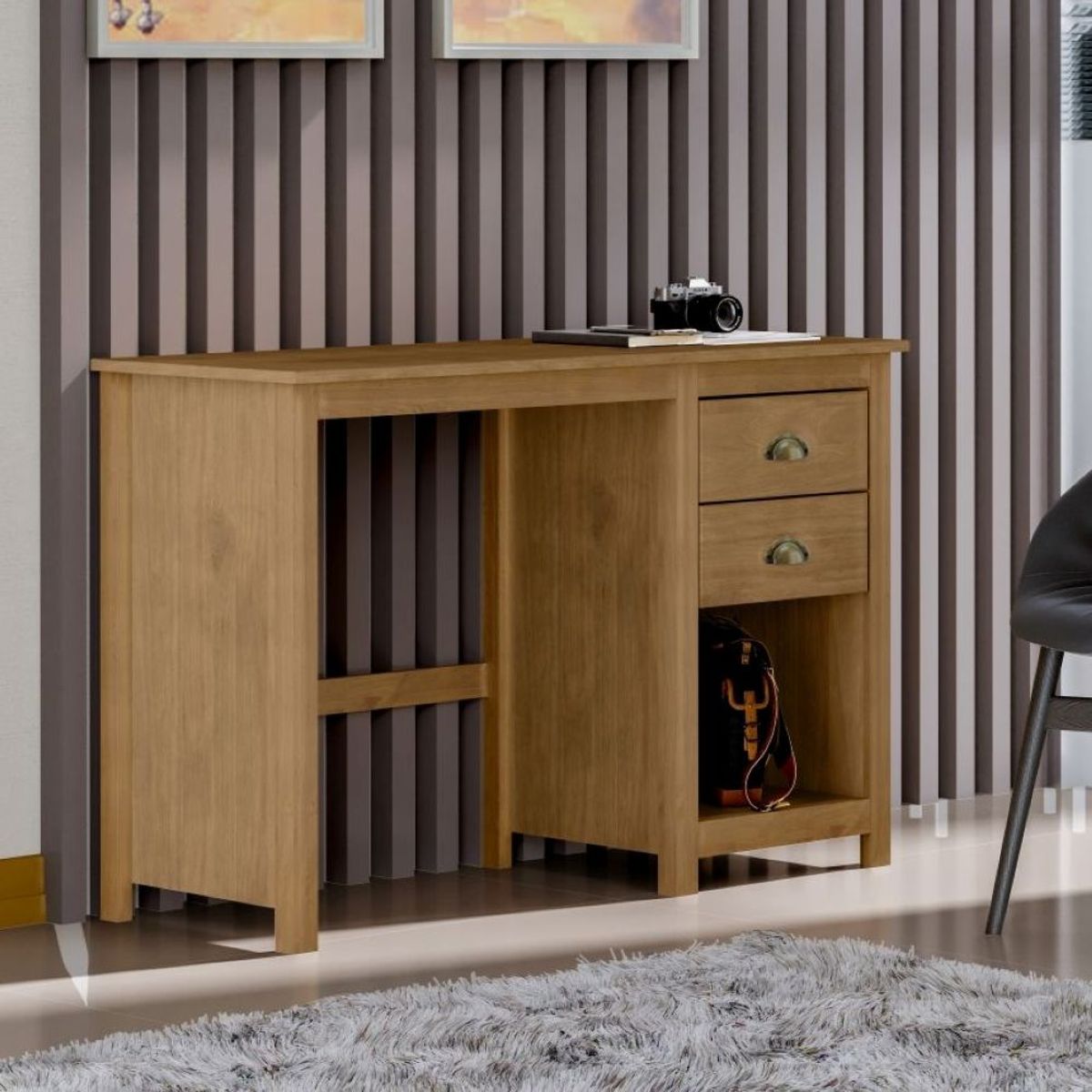 ROCA - Escritorio Posadas 2 cajones- canela