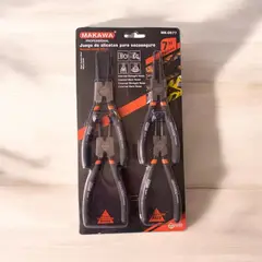MAKAWA - Set Juego Kit De Alicates Sacaseguros 7 Pulg MK0577